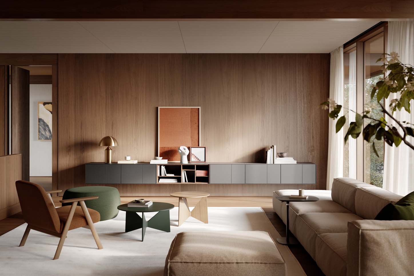 Treku mueble television diseno Lauki